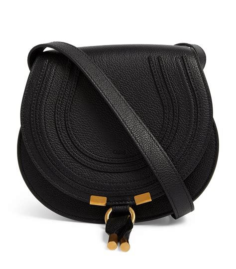 chloe saddle bag black|chloe marcie small saddle bag.